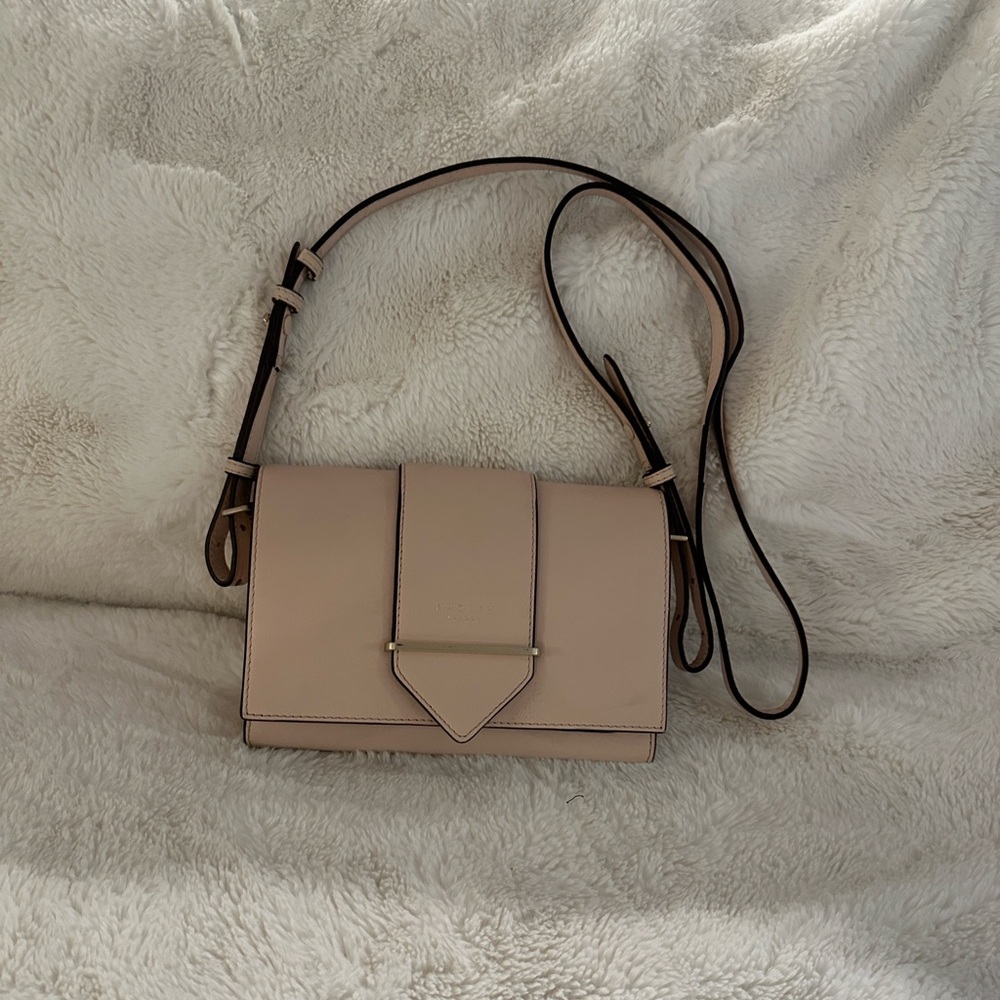 RADLEY LONDON Blush Pink Leather Crossbody Bag